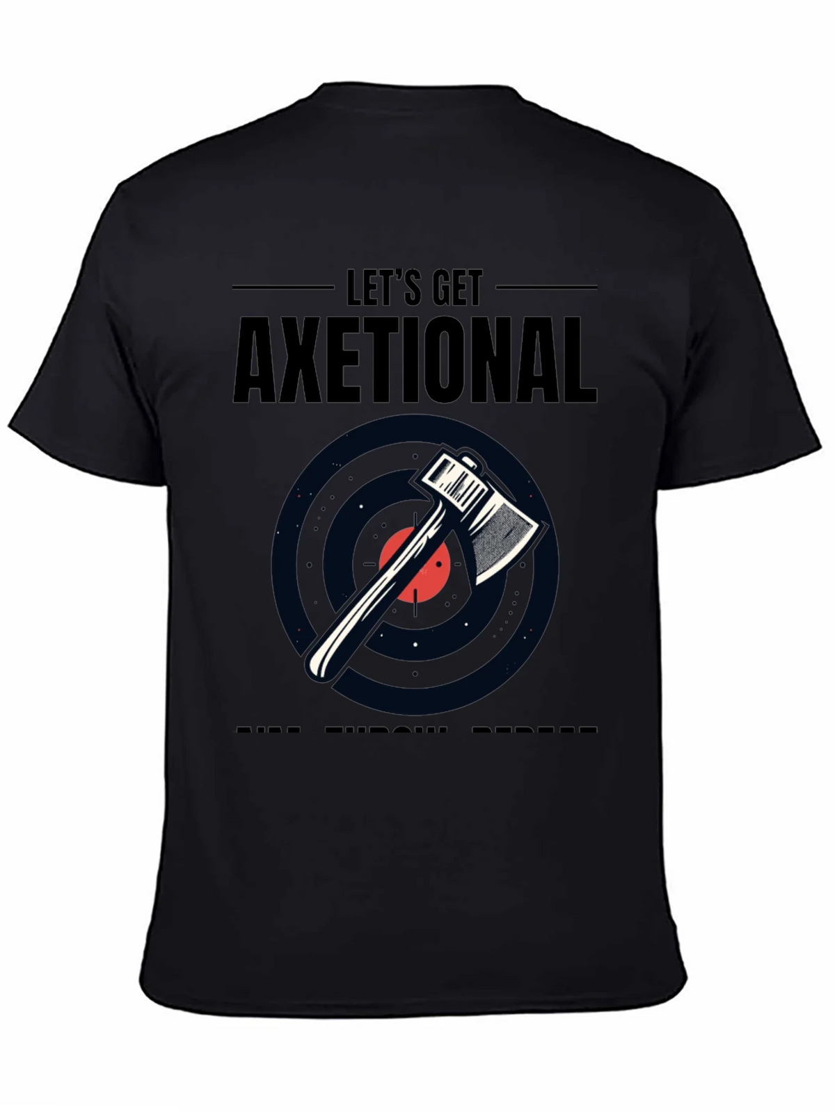 Lets Get Axetional Black Graphic Tee product image 4