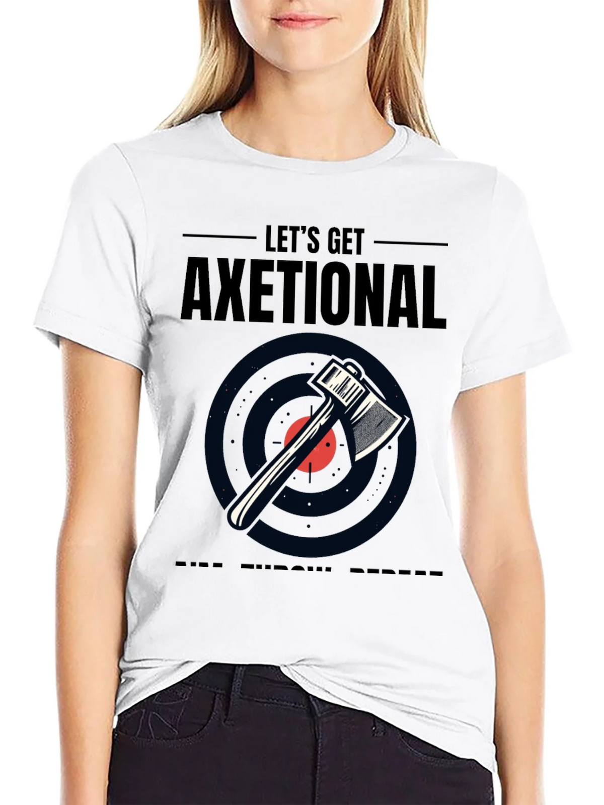 Lets Get Axetional Black Graphic Tee product image 8