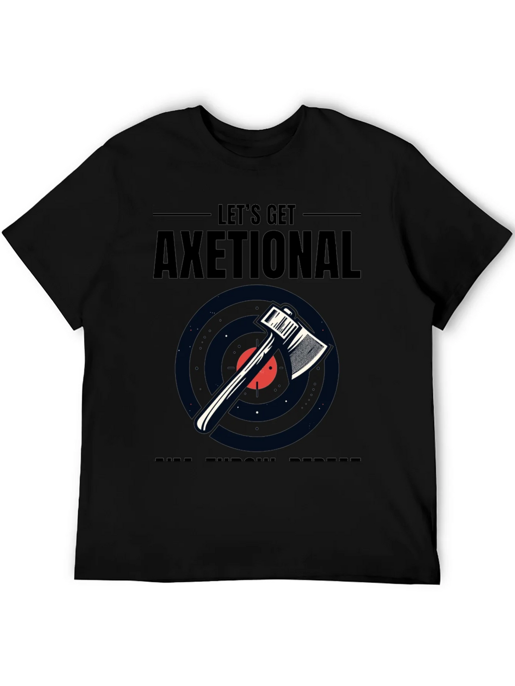 Lets Get Axetional Black Graphic Tee product image 5