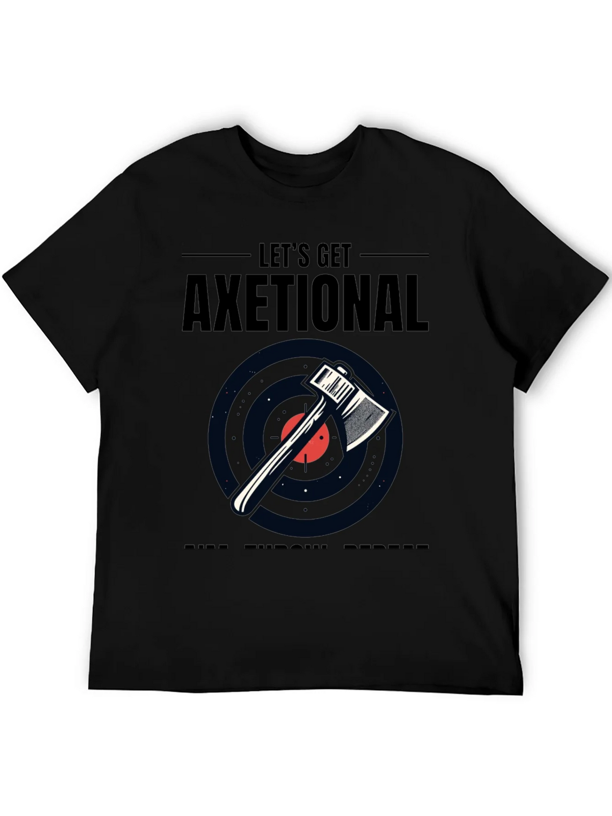 Lets Get Axetional Black Graphic Tee product image 5