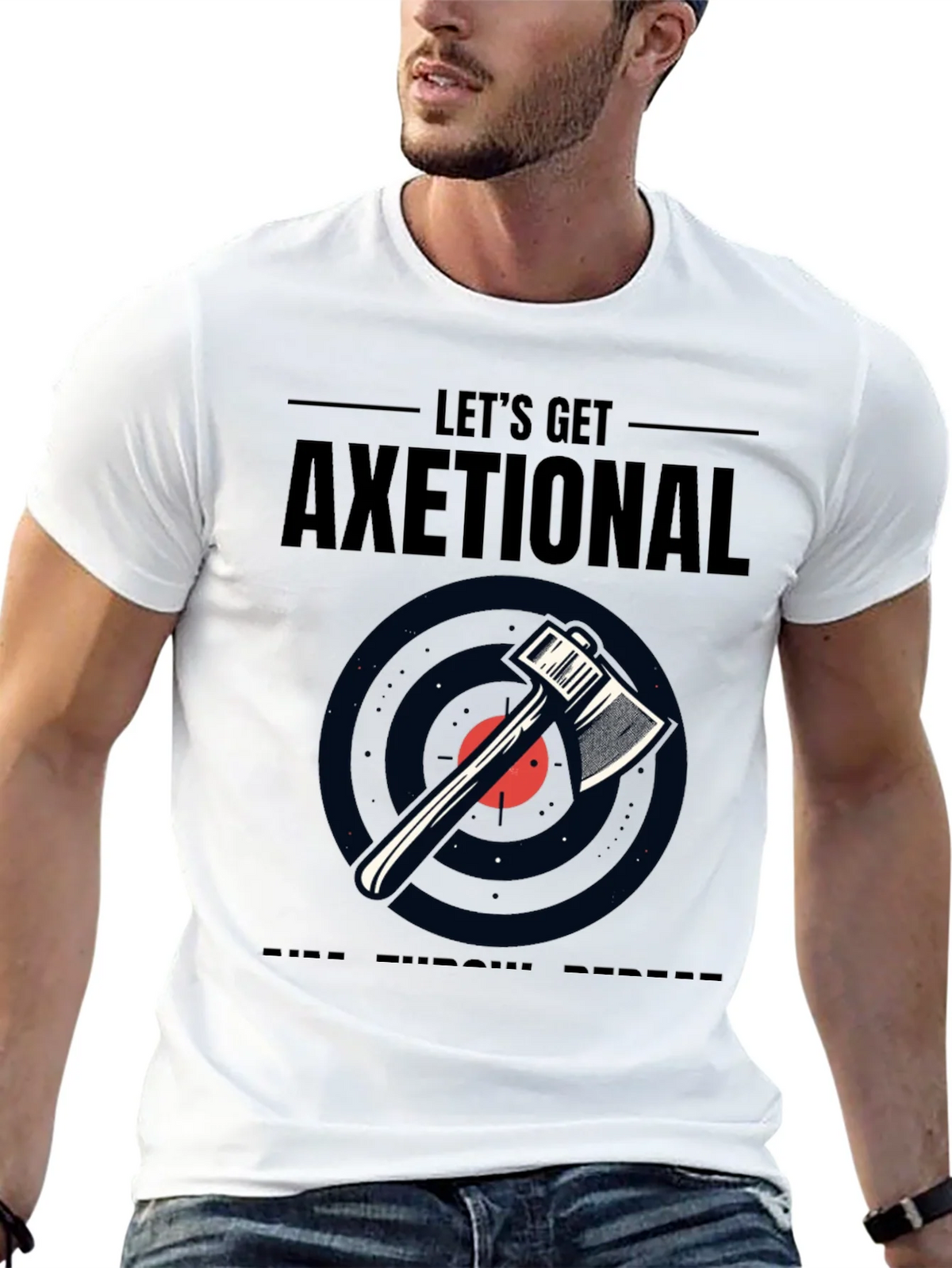 Lets Get Axetional Black Graphic Tee product image 12