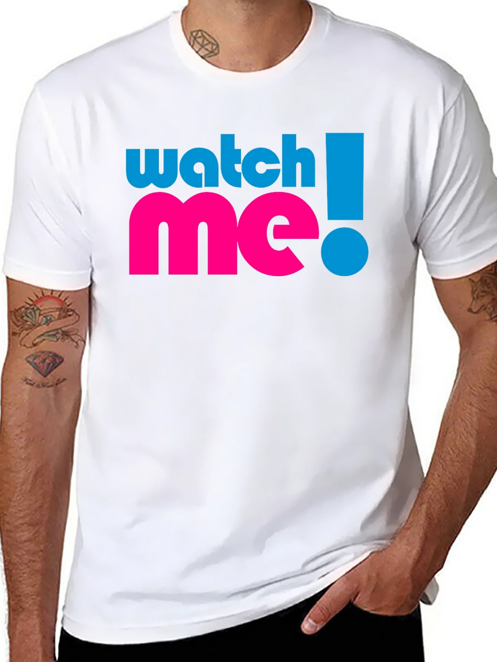 Watch Me! Graphic Tee - Black product image 7