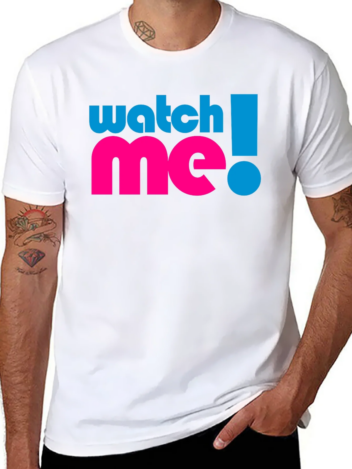 Watch Me! Graphic Tee - Black product image 7