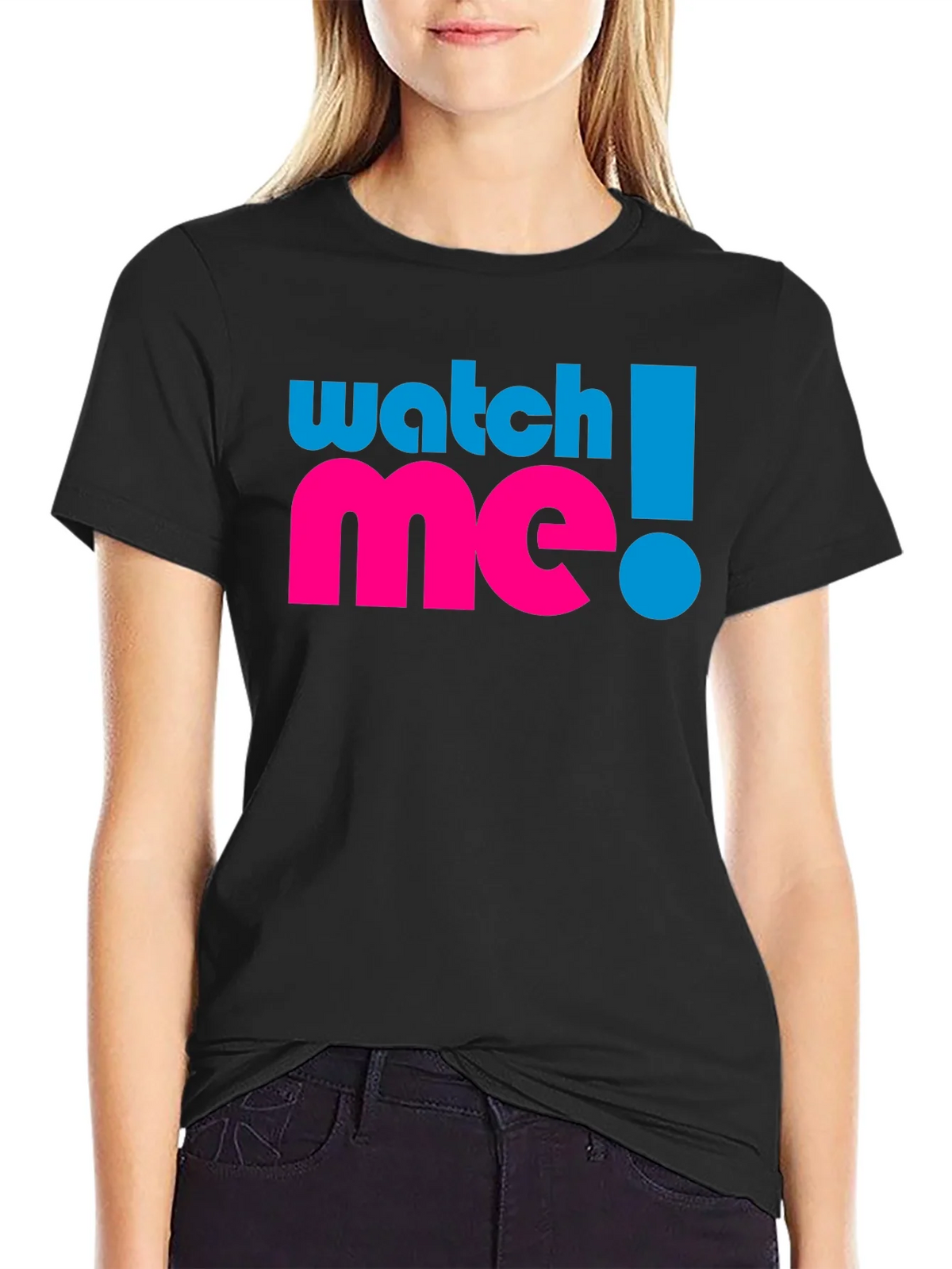 Watch Me! Graphic Tee - Black product image 2