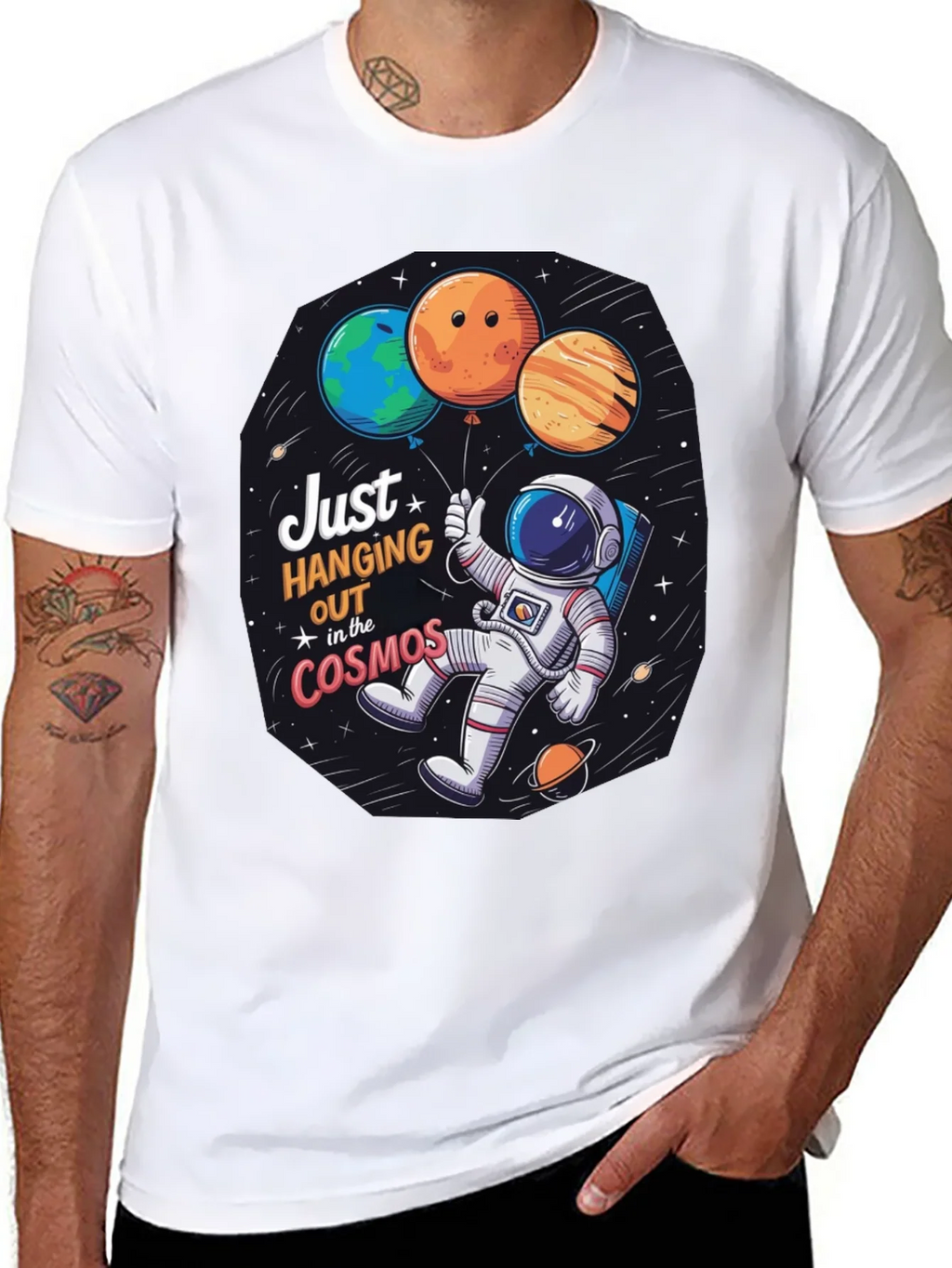 Cosmos Astronaut Graphic Tee product image 7