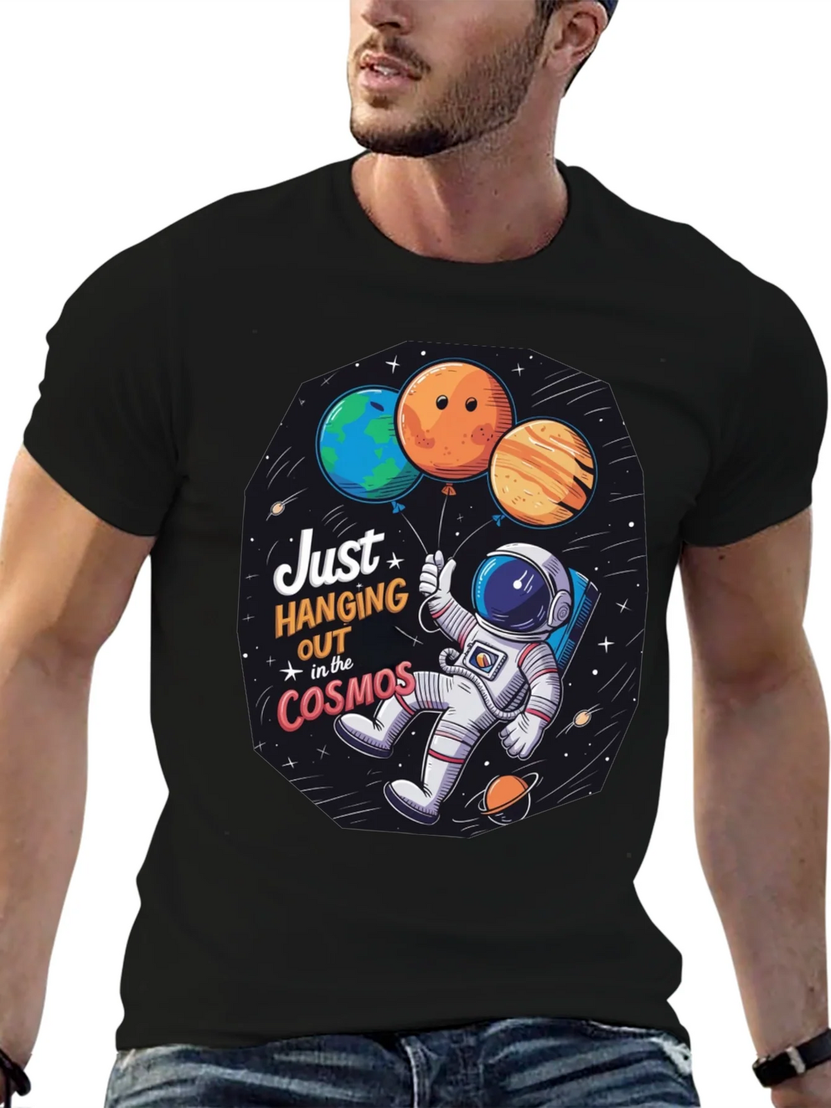 Cosmos Astronaut Graphic Tee product image 6