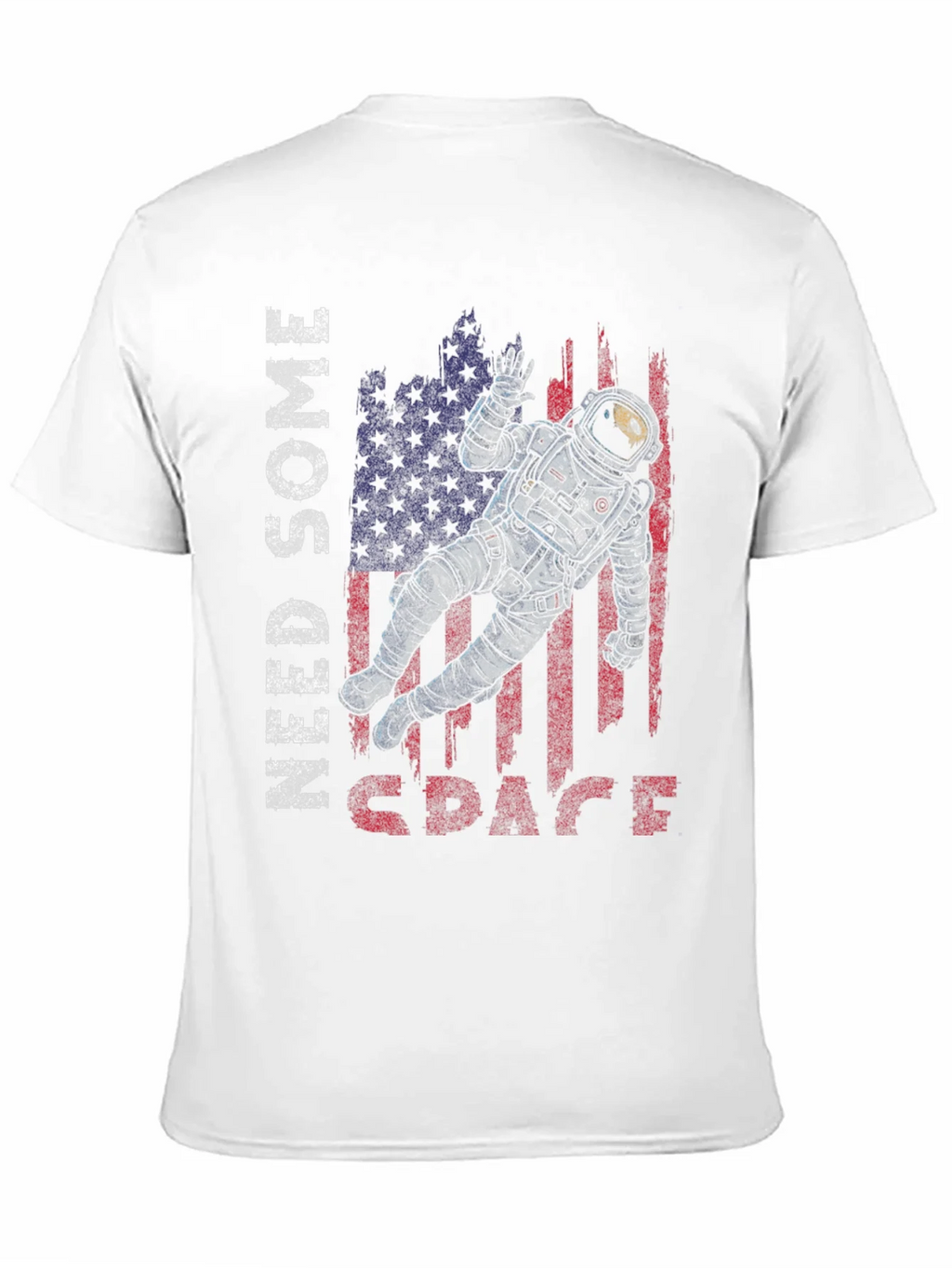 Need Some Space Astronaut USA Flag Graphic Tee product image 10