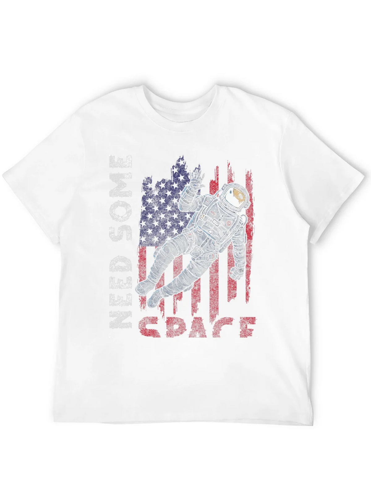 Need Some Space Astronaut USA Flag Graphic Tee product image 11