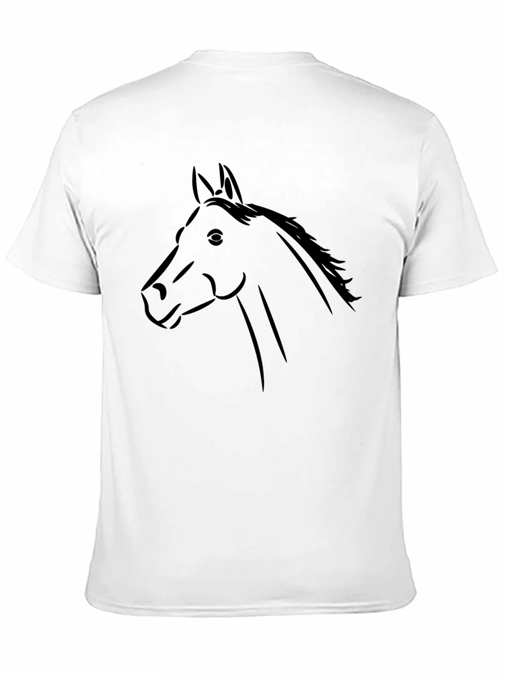 Black Horse Graphic Tee - Stylish Animal Print Shirt product image 10