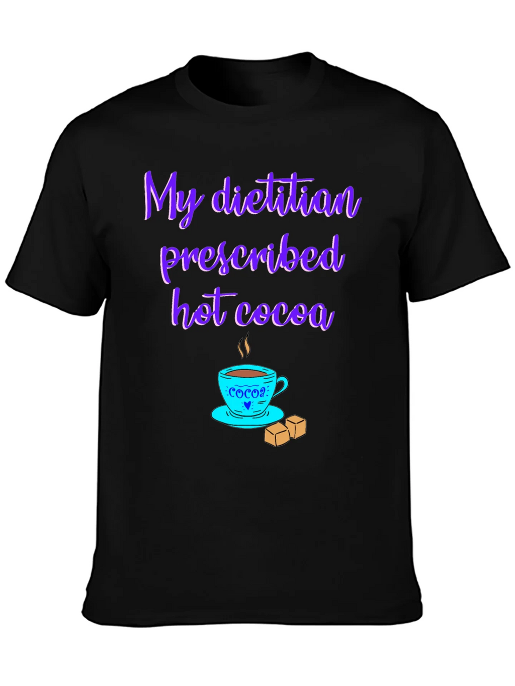 Dietitian Hot Cocoa T-Shirt - Funny Graphic Tee product image 3