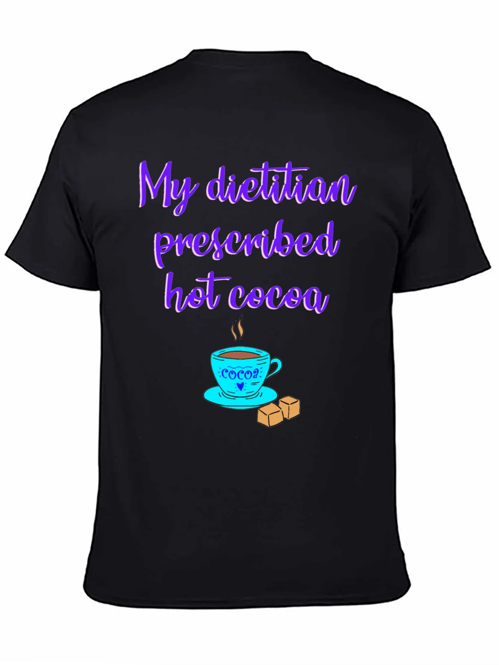Dietitian Hot Cocoa T-Shirt - Funny Graphic Tee product image 4