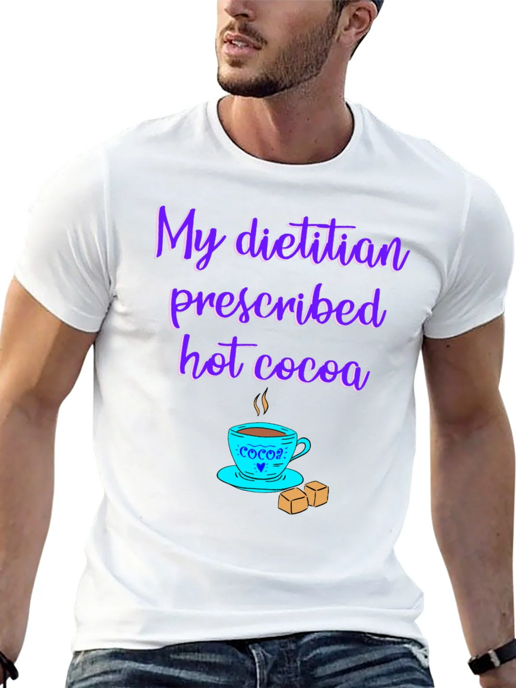 Dietitian Hot Cocoa T-Shirt - Funny Graphic Tee product image 12