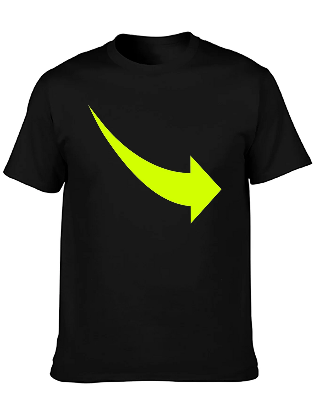 Arrow Graphic Tee - Casual Black T-Shirt product image 3