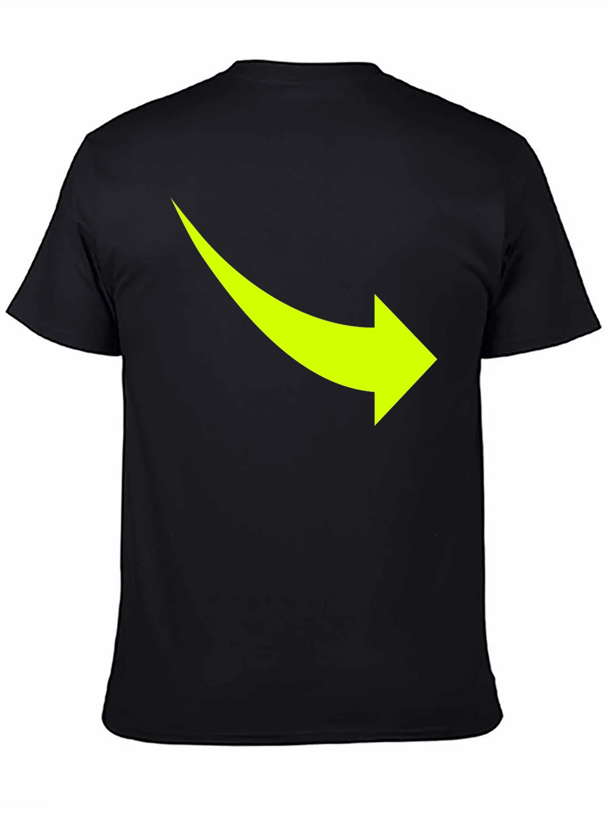 Arrow Graphic Tee - Casual Black T-Shirt product image 4