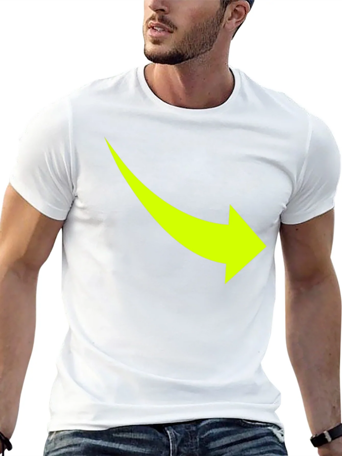 Arrow Graphic Tee - Casual Black T-Shirt product image 12