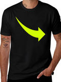 Arrow Graphic Tee - Casual Black T-Shirt product image 1