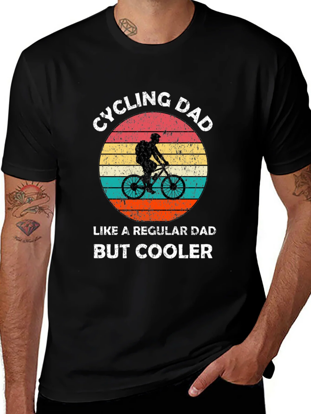 Cycling Dad T-Shirt - Cool Gift product image 1