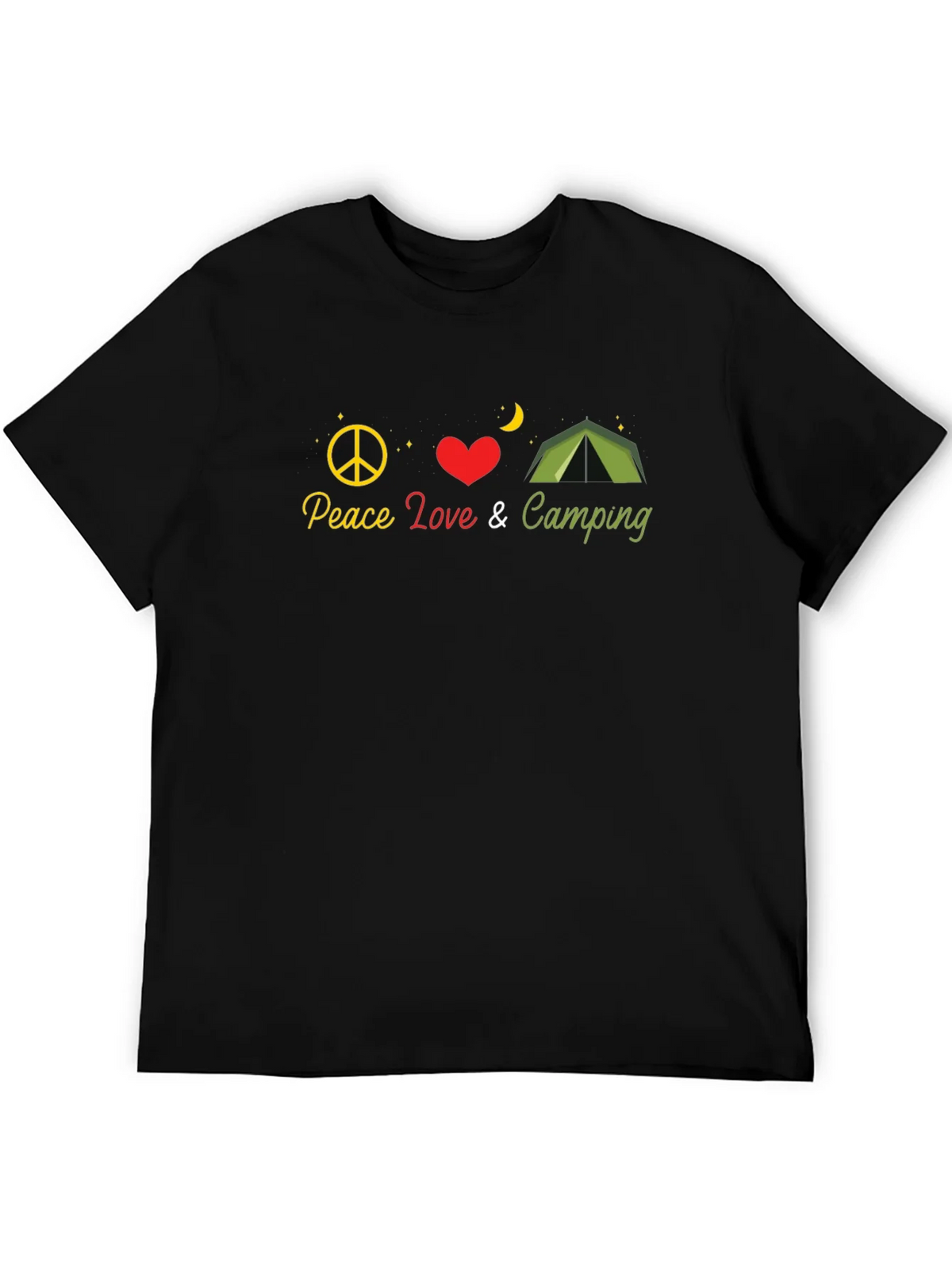 Peace Love Camping Graphic T-Shirt product image 5