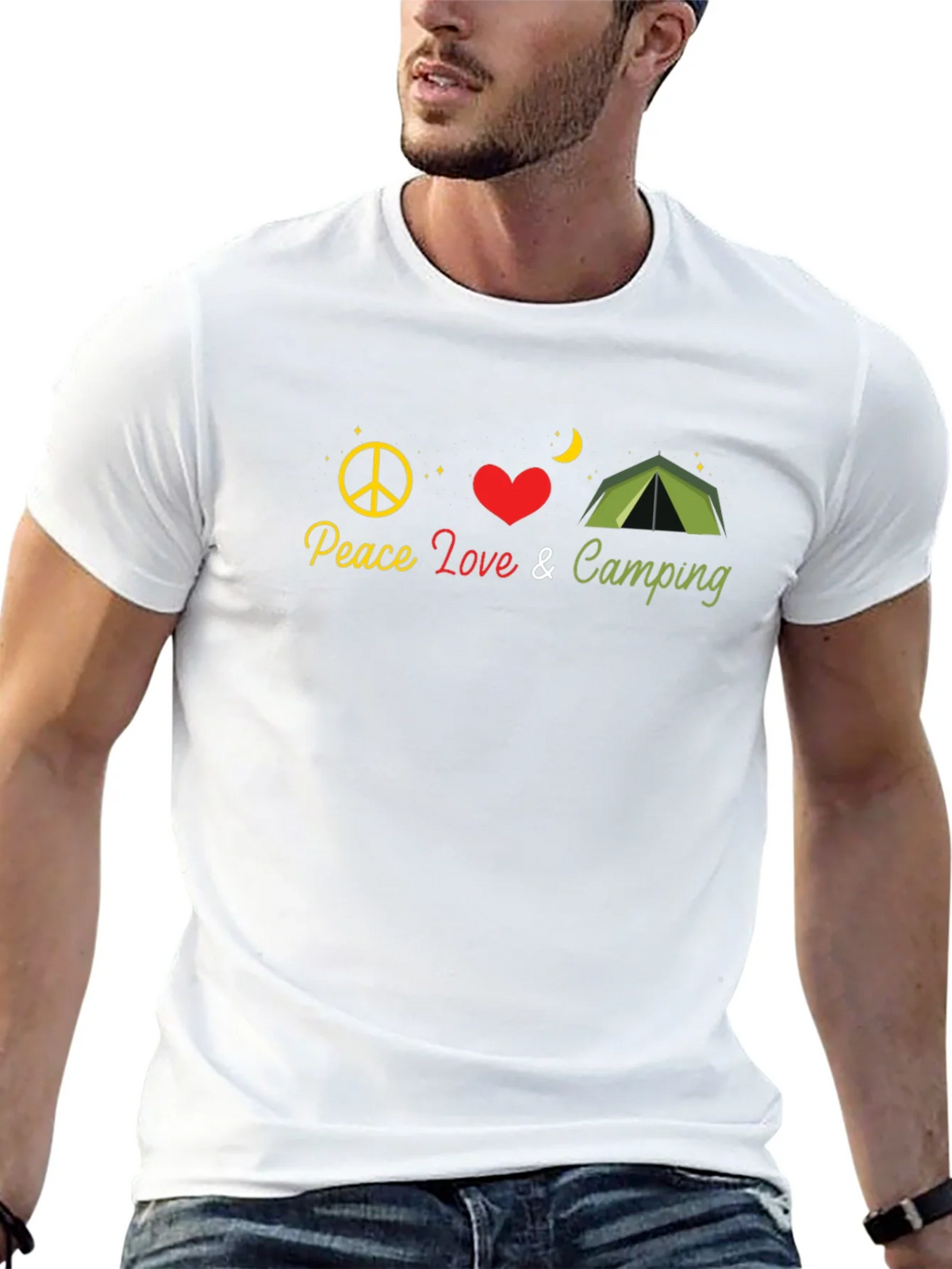 Peace Love Camping Graphic T-Shirt product image 12