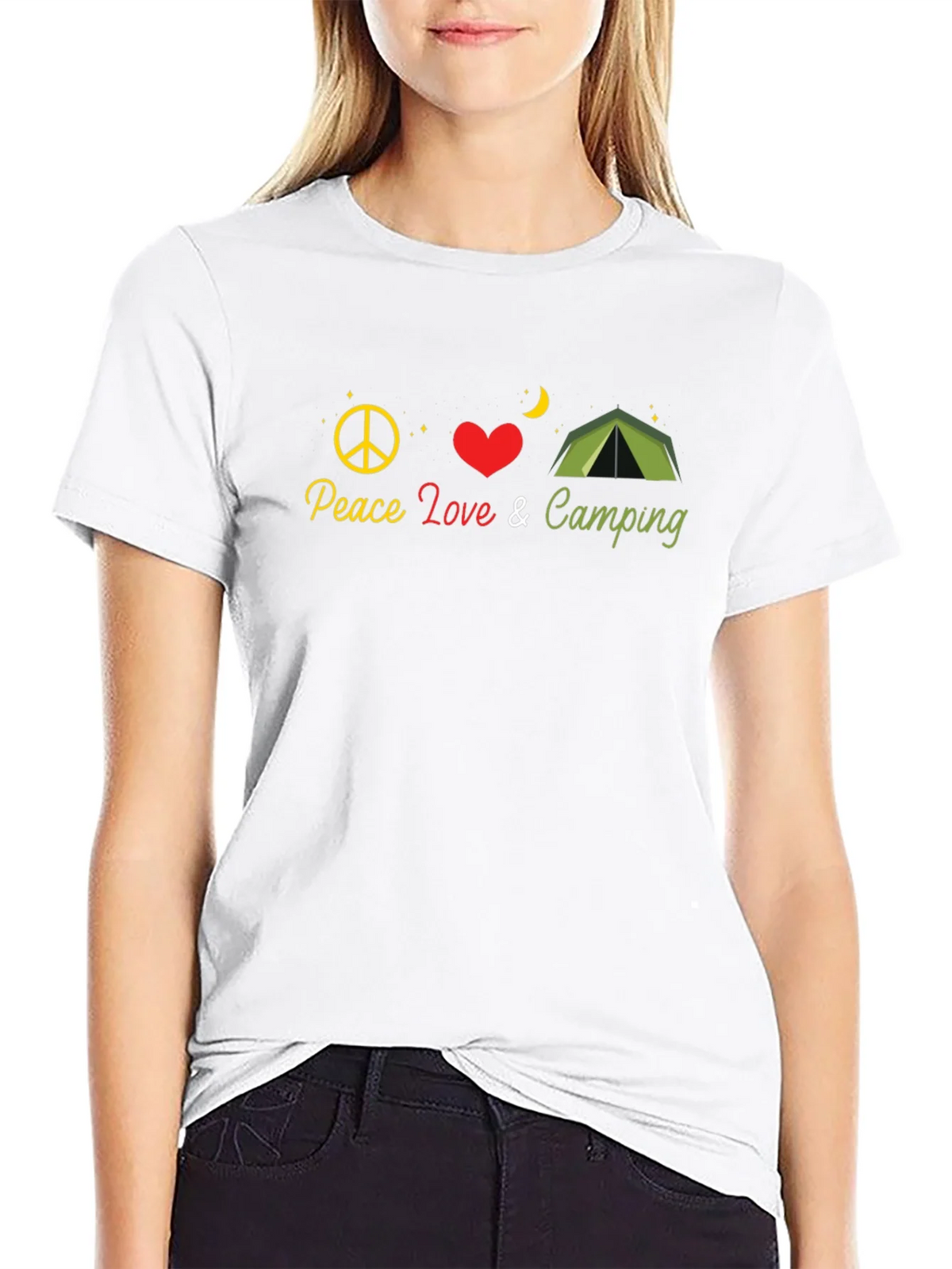 Peace Love Camping Graphic T-Shirt product image 8