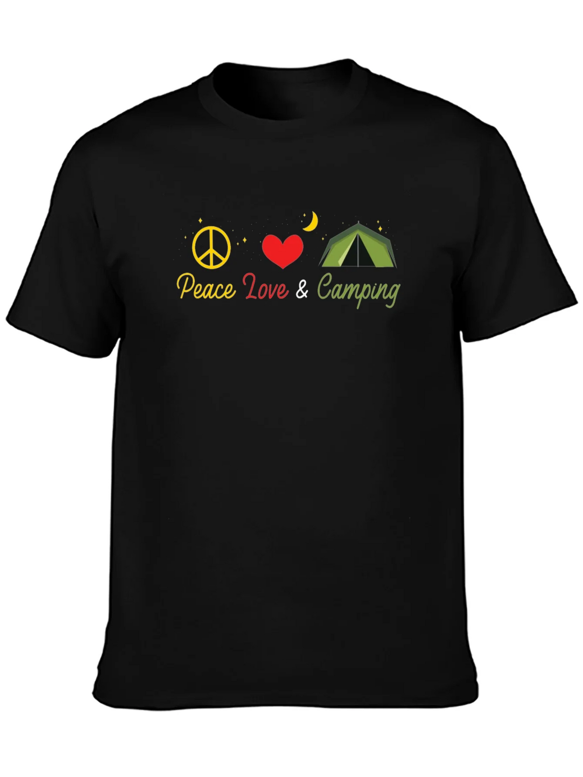 Peace Love Camping Graphic T-Shirt product image 3