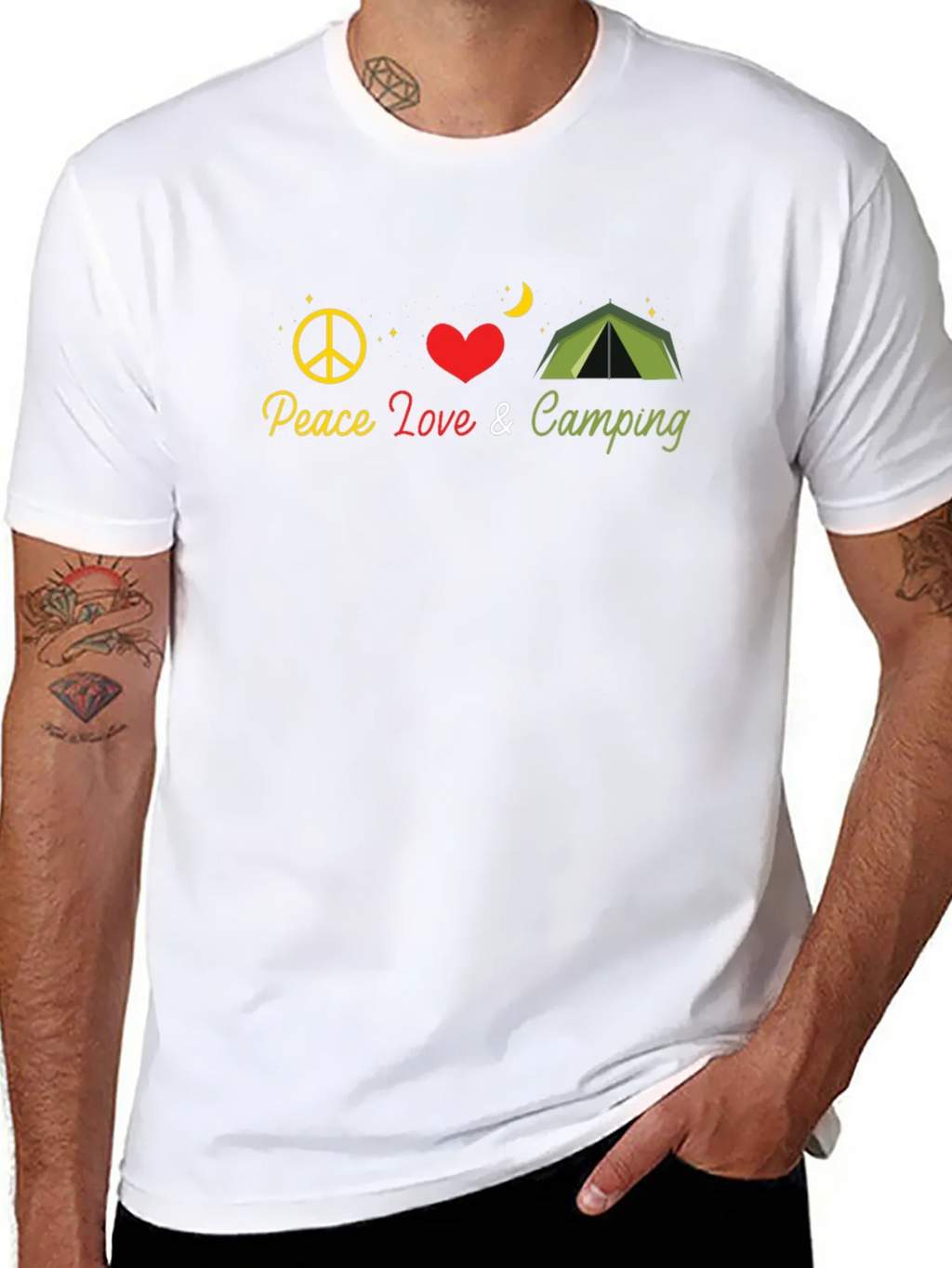 Peace Love Camping Graphic T-Shirt product image 7