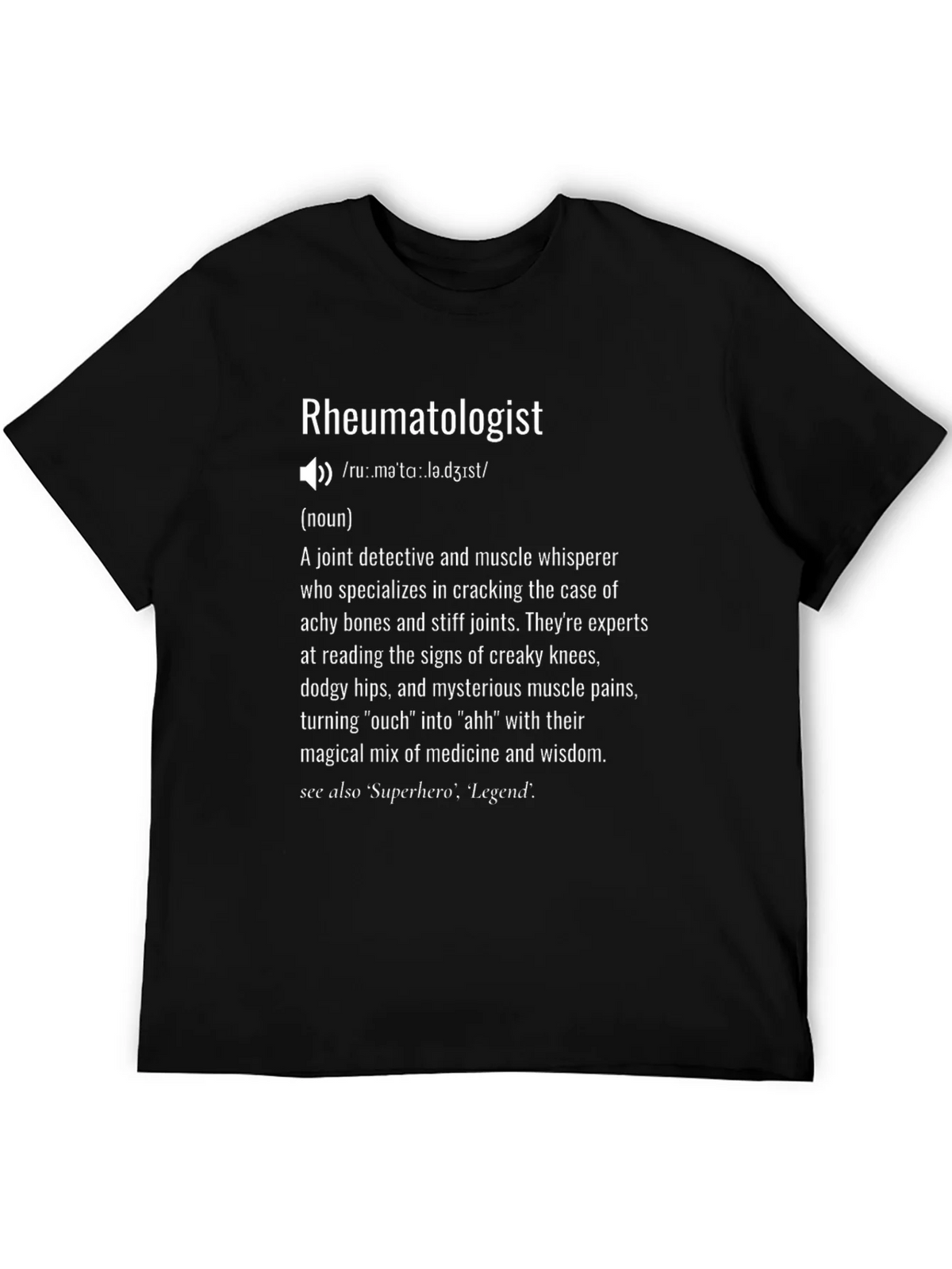 Rheumatologist Definition T-Shirt - Joint Detective product image 5