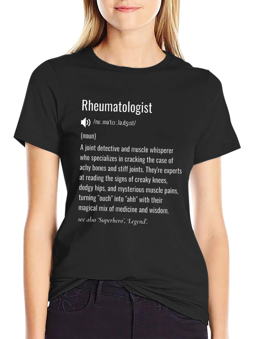 Rheumatologist Definition T-Shirt - Joint Detective product image 2