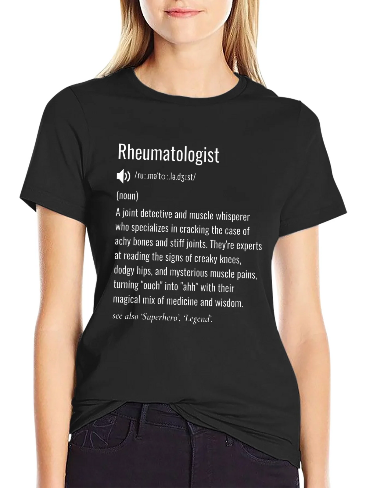 Rheumatologist Definition T-Shirt - Joint Detective product image 2