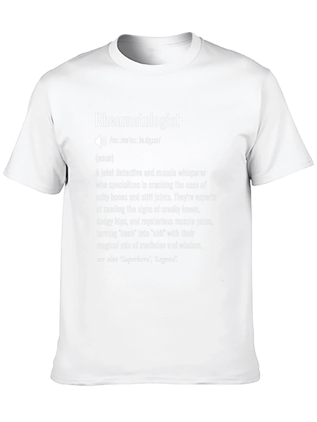 Rheumatologist Definition T-Shirt - Joint Detective product image 9
