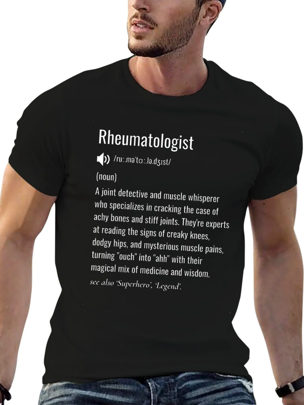 Rheumatologist Definition T-Shirt - Joint Detective product image 6