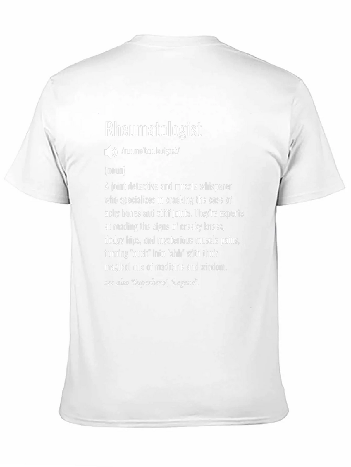 Rheumatologist Definition T-Shirt - Joint Detective product image 10