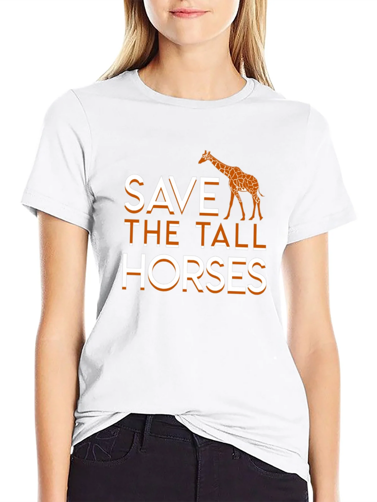 Save the Tall Horses Giraffe Graphic Tee product image 8