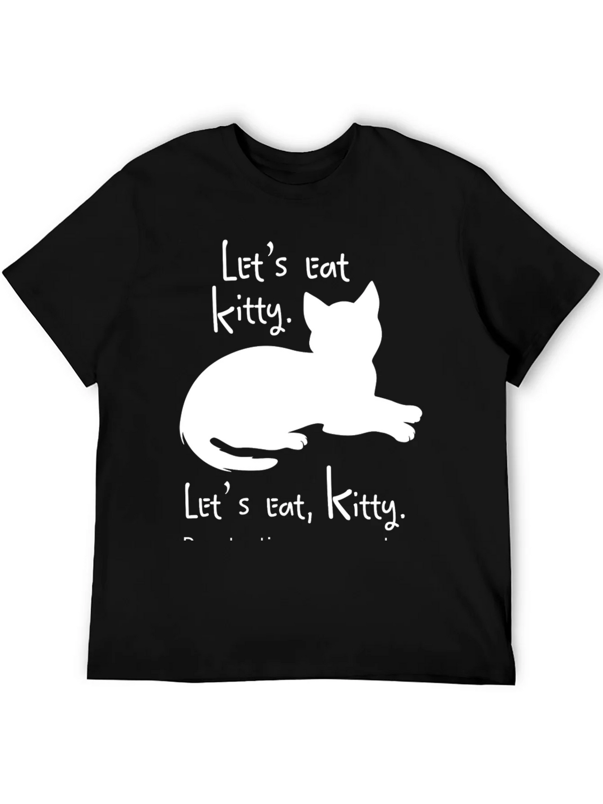 Lets Eat Kitty T-Shirt - Funny Cat Lover Tee product image 5