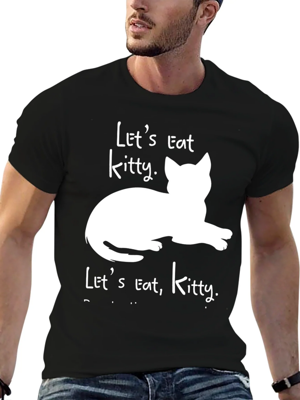 Lets Eat Kitty T-Shirt - Funny Cat Lover Tee product image 6