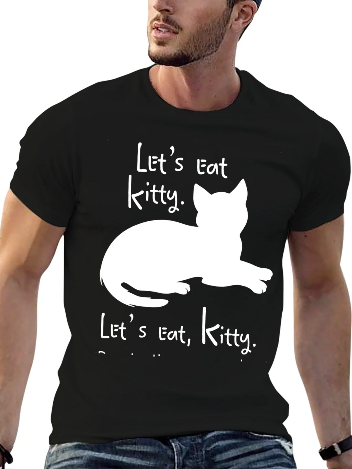 Lets Eat Kitty T-Shirt - Funny Cat Lover Tee product image 6