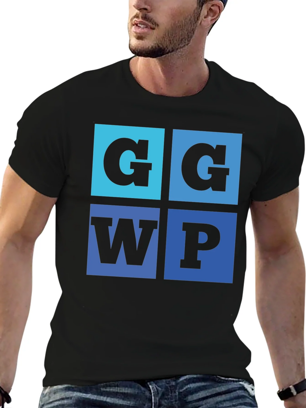 G G WP Graphic Tee - Cool Typography Design product image 6