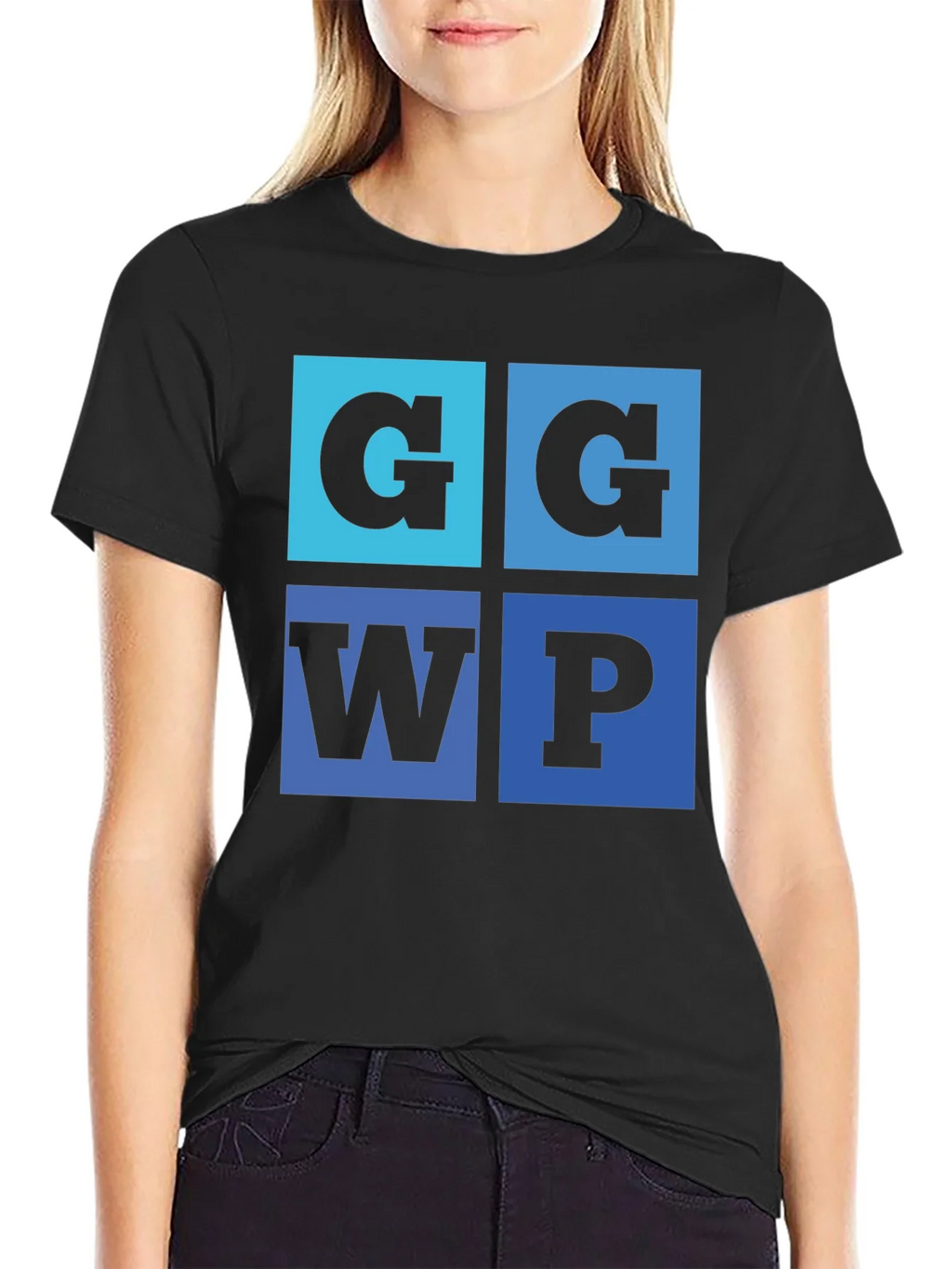 G G WP Graphic Tee - Cool Typography Design product image 2