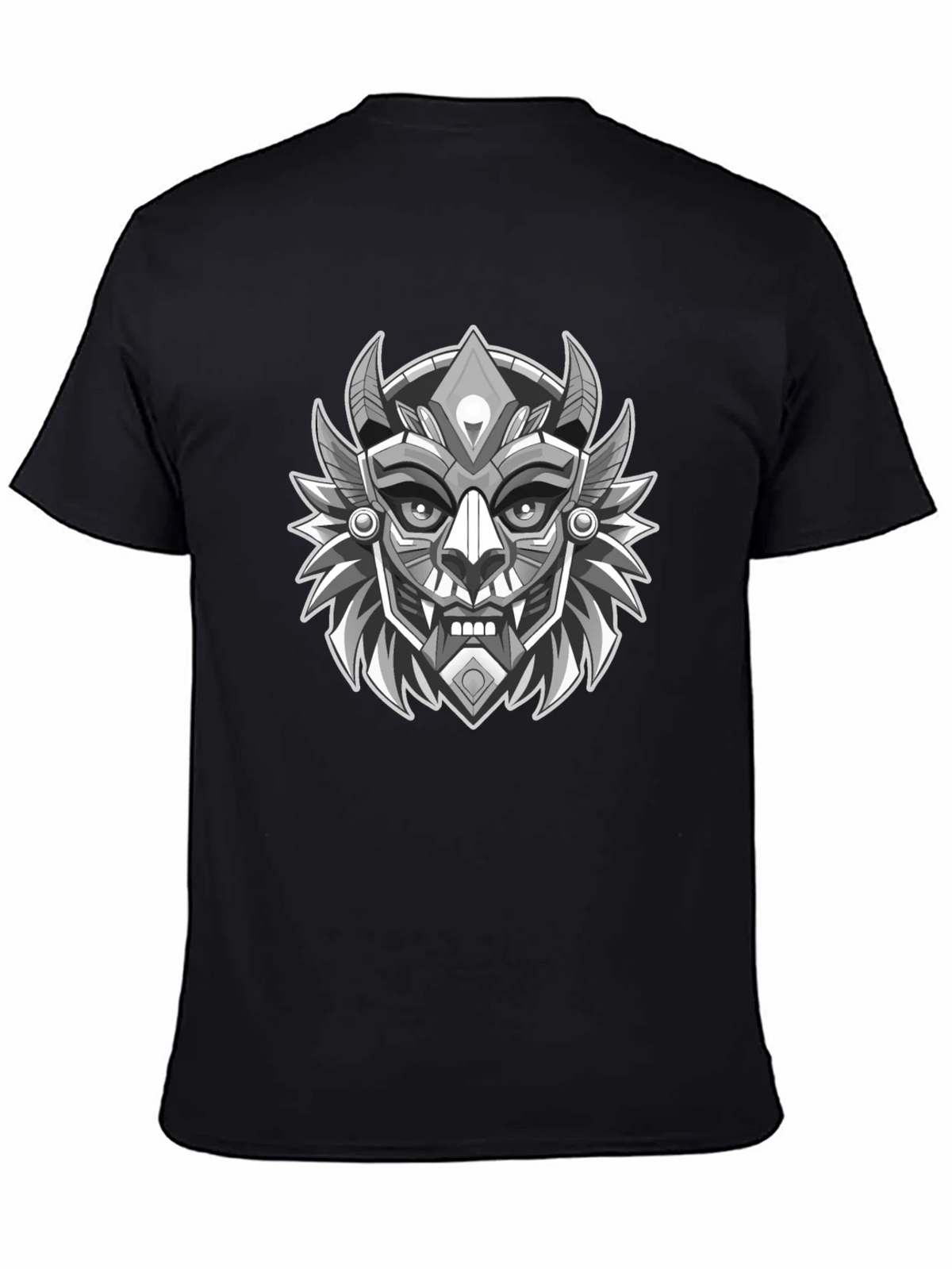 Cyberpunk Samurai Graphic Tee - Unique Black T-Shirt product image 4