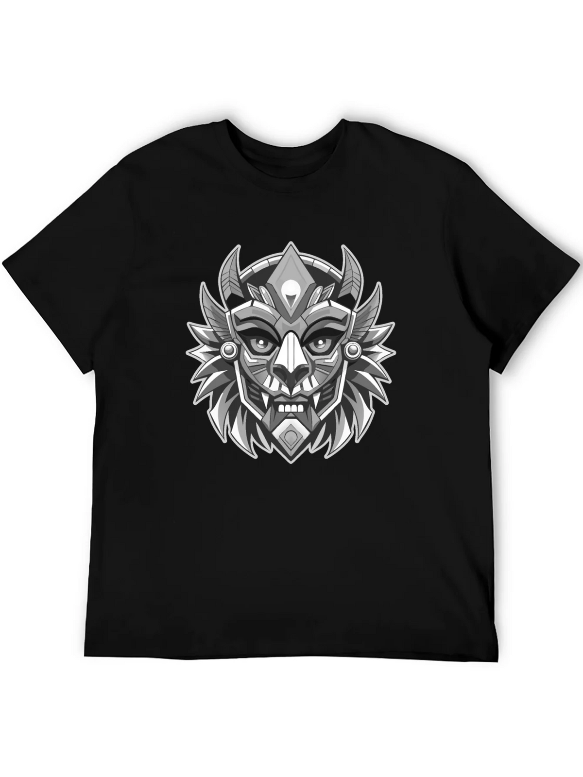 Cyberpunk Samurai Graphic Tee - Unique Black T-Shirt product image 5