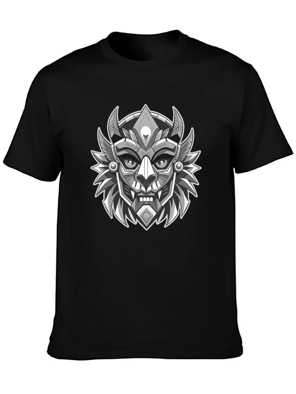 Cyberpunk Samurai Graphic Tee - Unique Black T-Shirt product image 3
