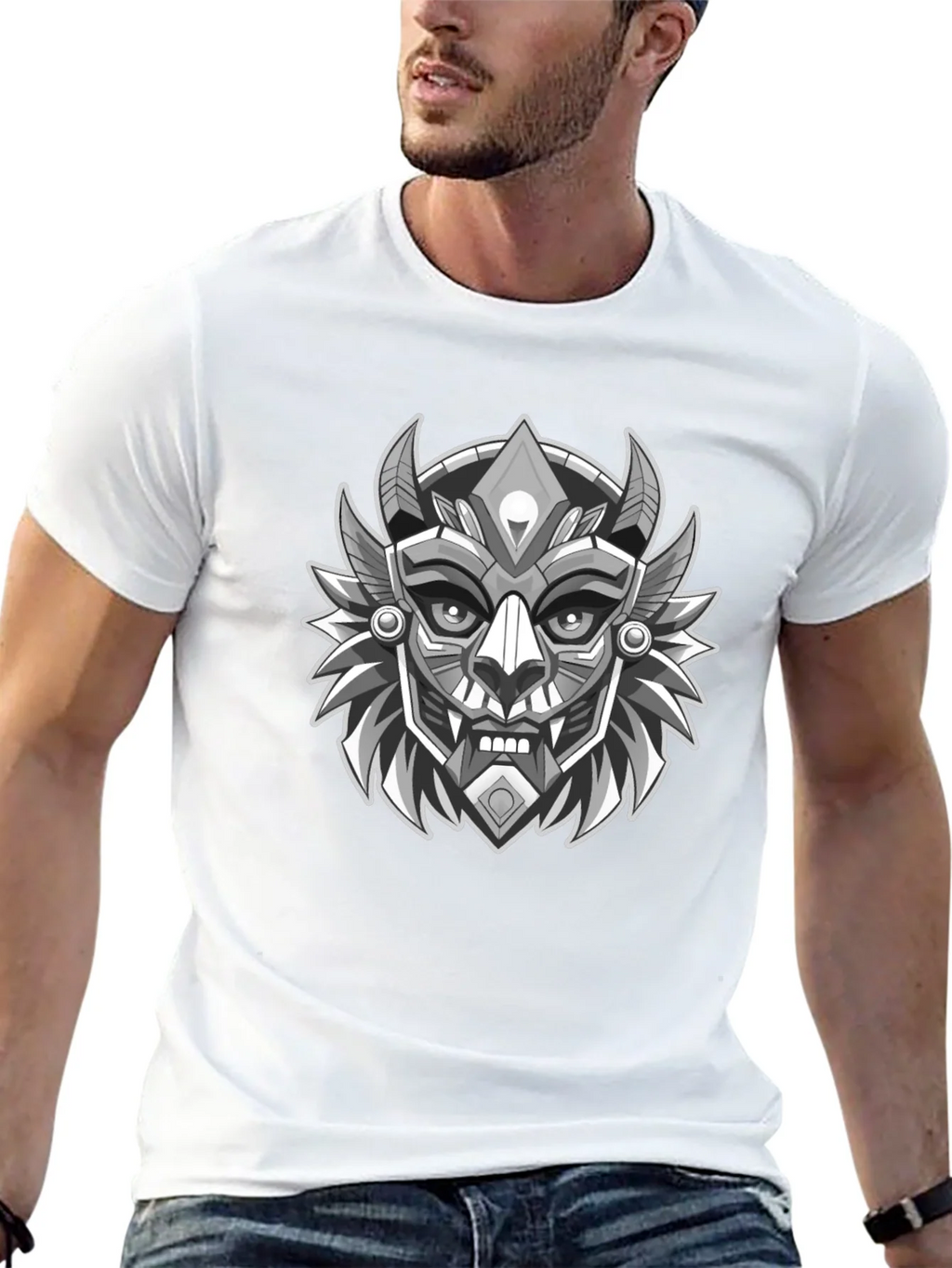 Cyberpunk Samurai Graphic Tee - Unique Black T-Shirt product image 12