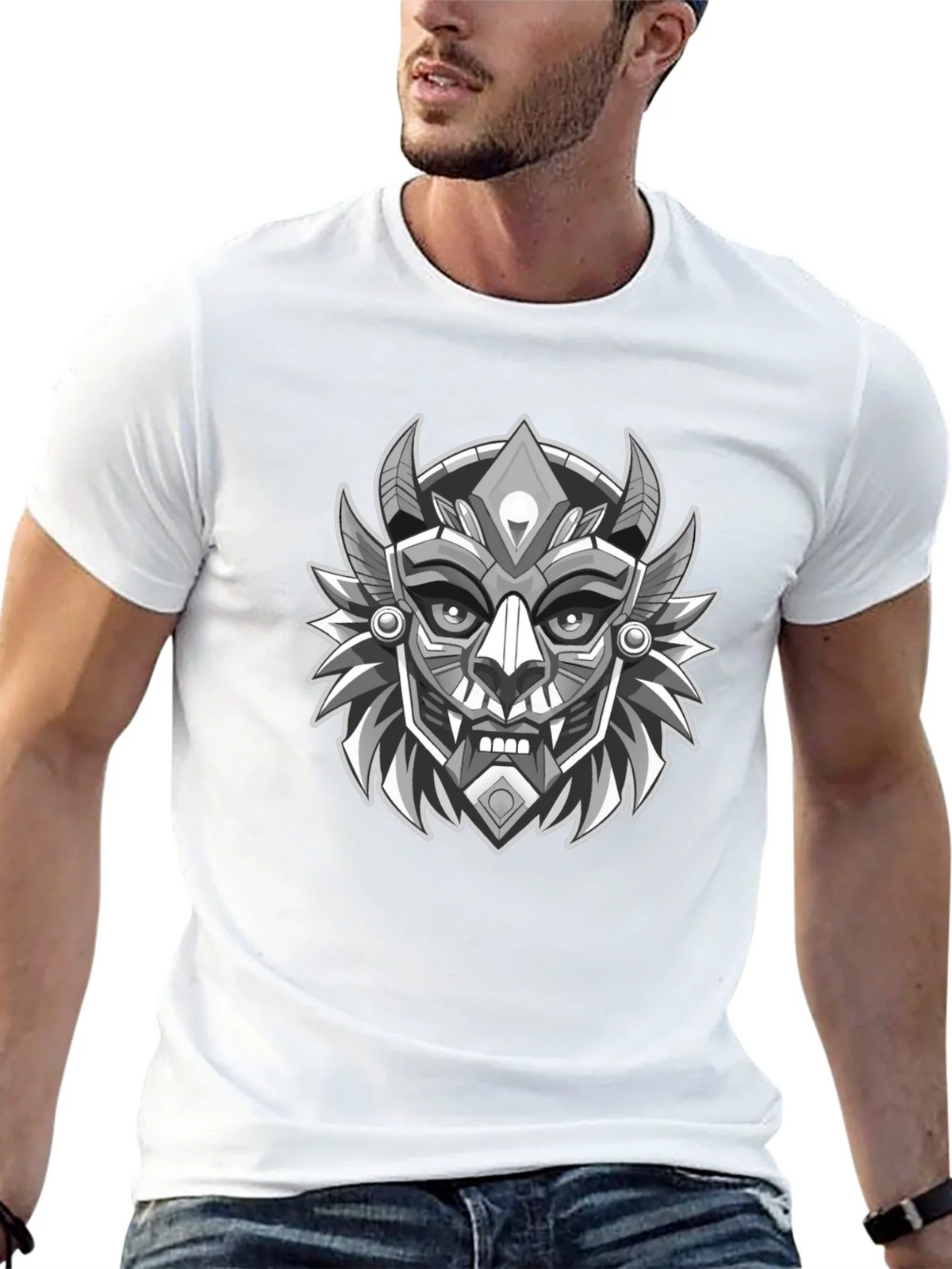 Cyberpunk Samurai Graphic Tee - Unique Black T-Shirt product image 12
