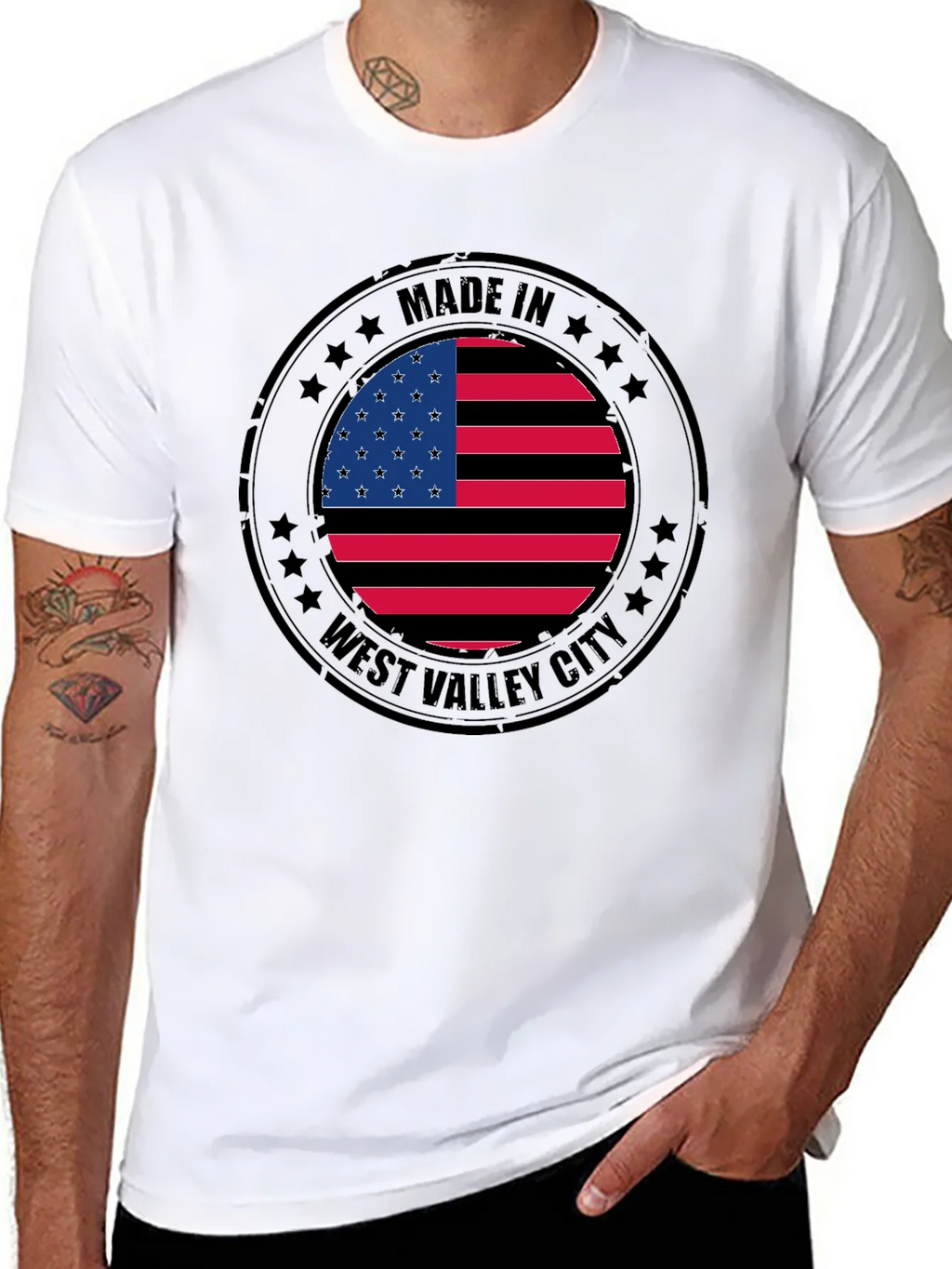 West Valley City Made in USA T-Shirt product image 7