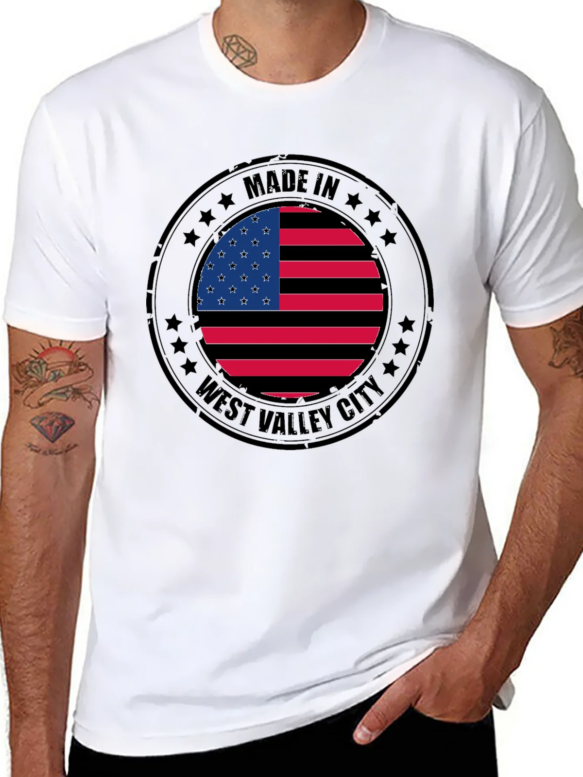 West Valley City Made in USA T-Shirt product image 7