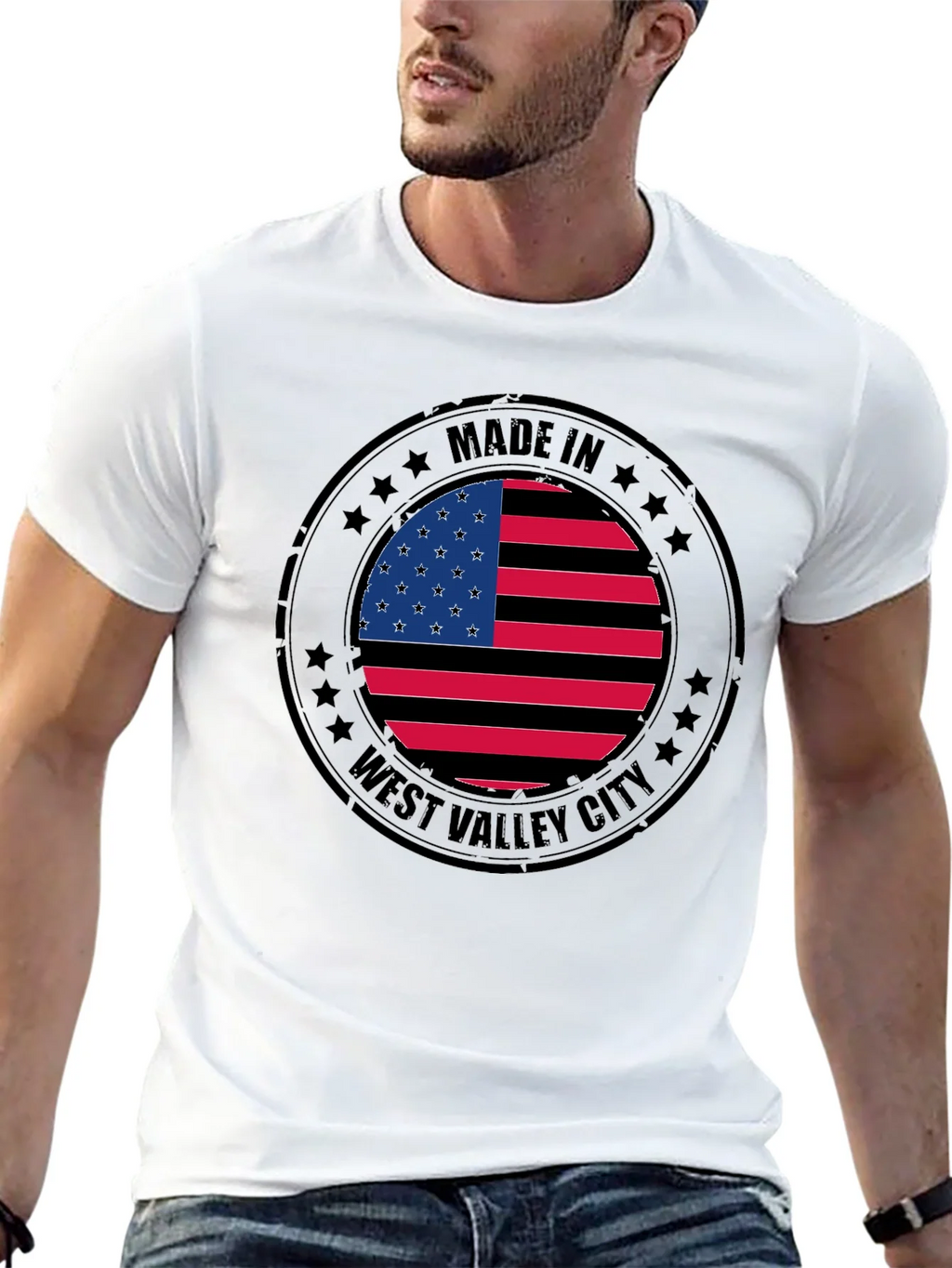 West Valley City Made in USA T-Shirt product image 12