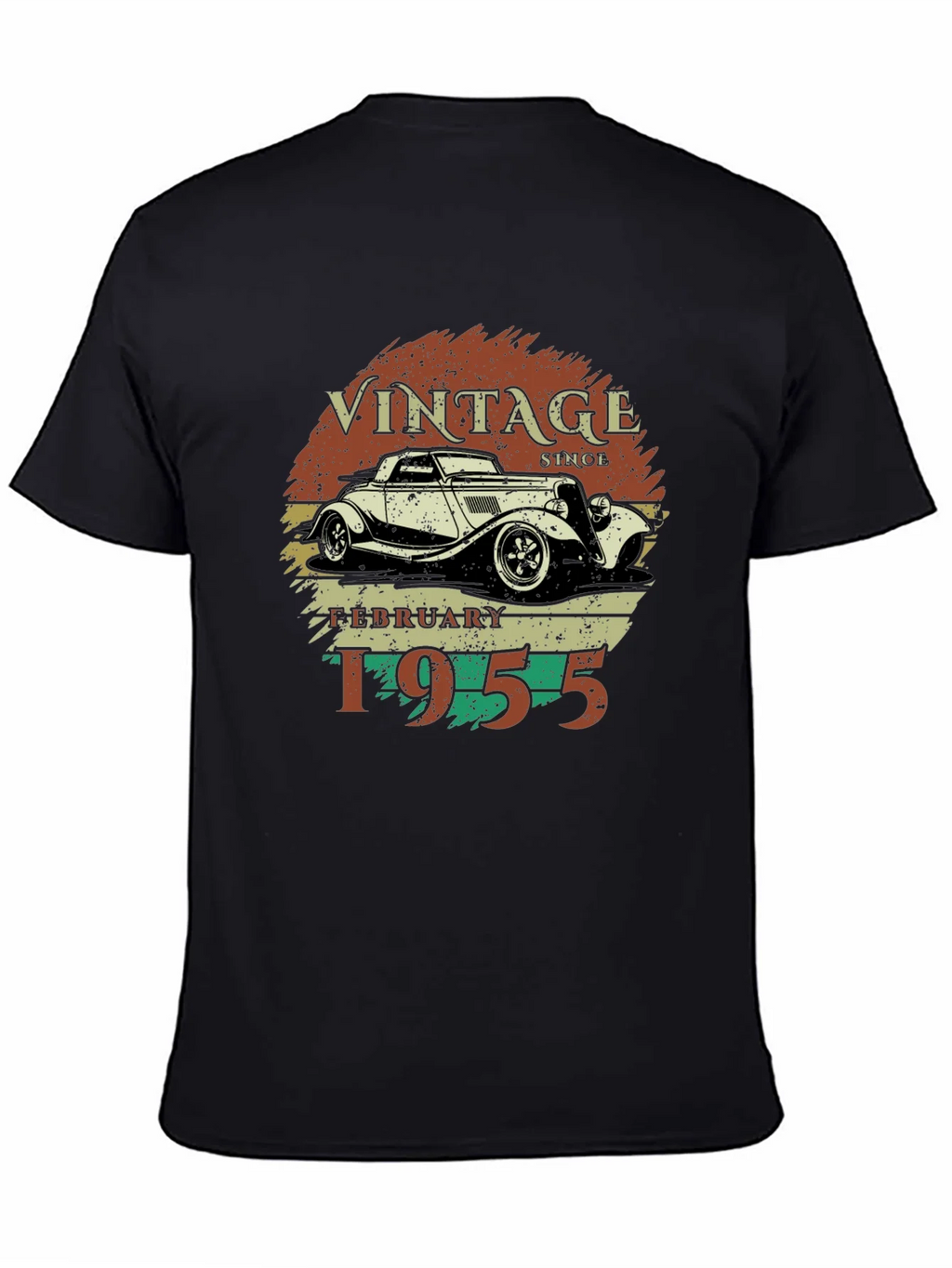 Vintage February 1955 Car T-Shirt product image 4