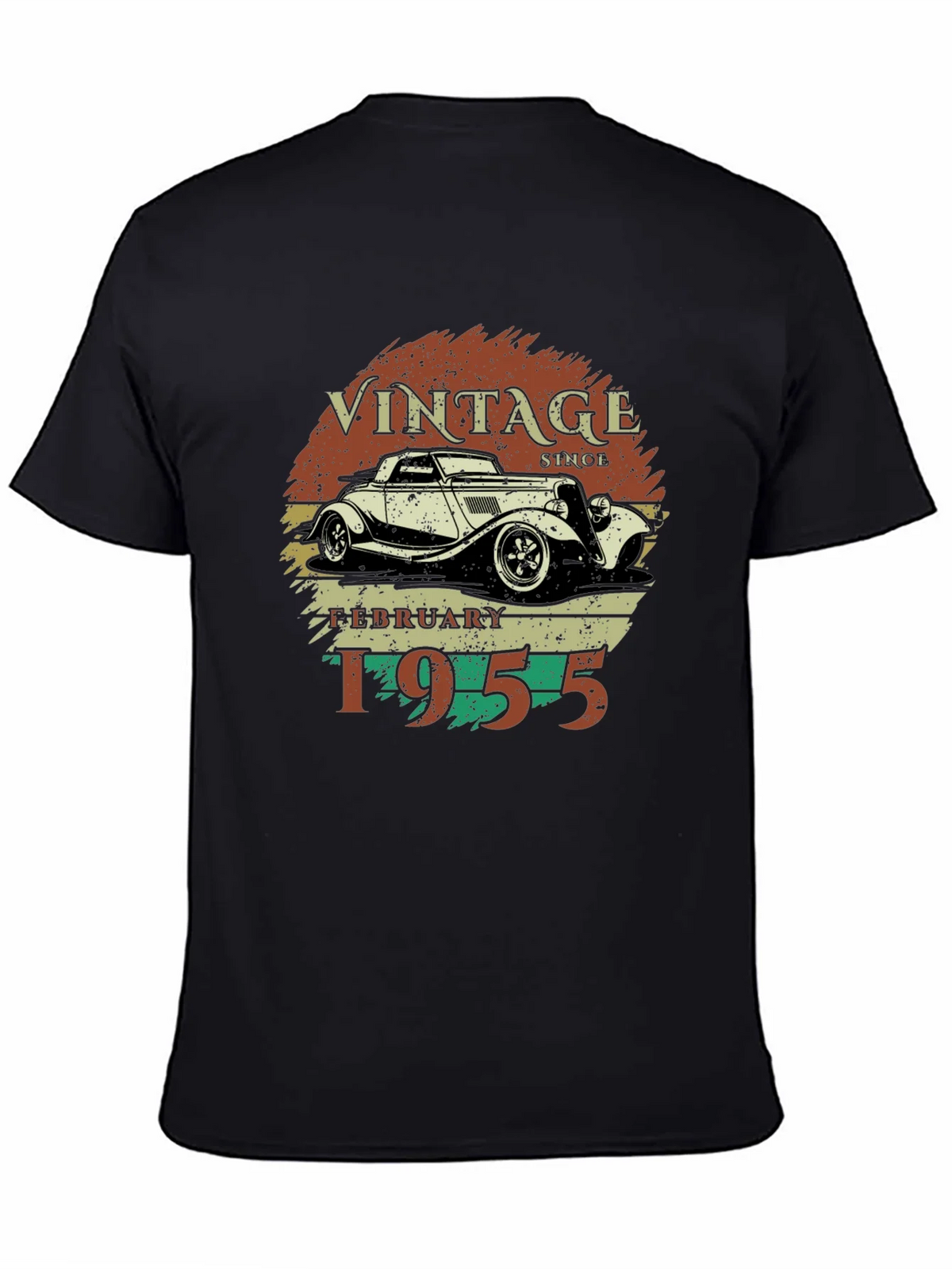 Vintage February 1955 Car T-Shirt product image 4