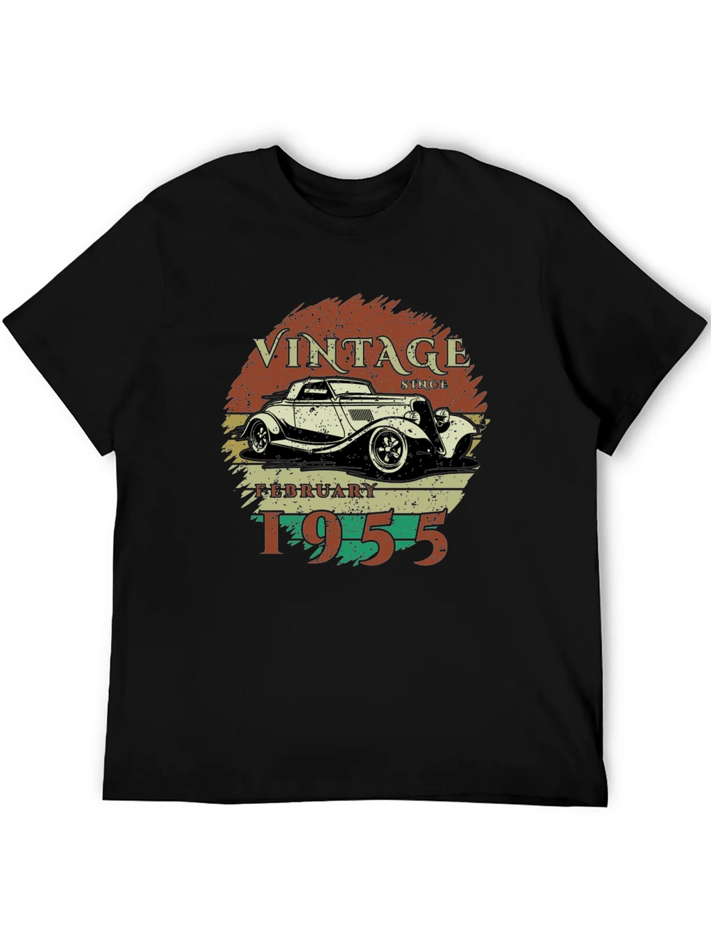 Vintage February 1955 Car T-Shirt product image 5