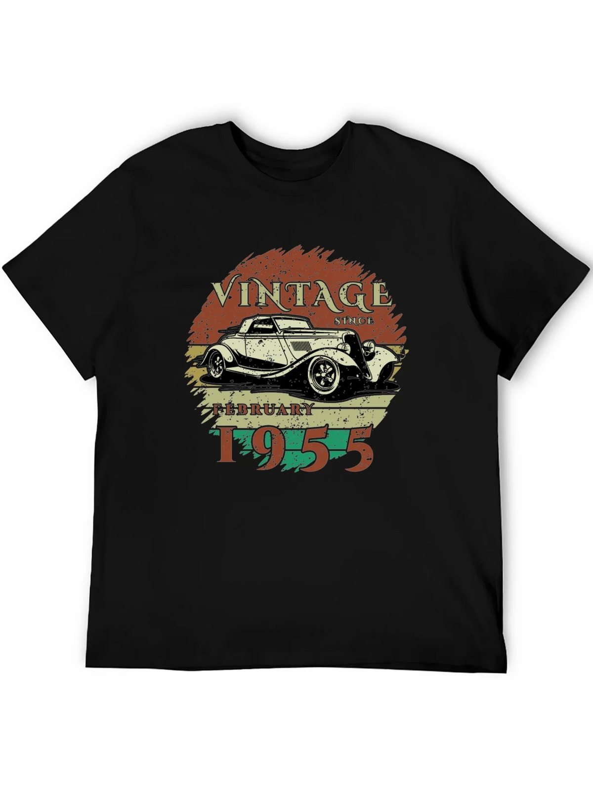 Vintage February 1955 Car T-Shirt product image 5